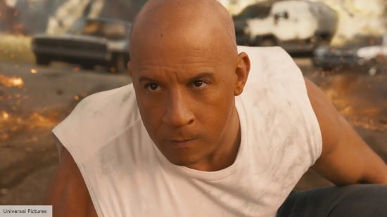 Vin Diesel in the Fast and Furious movies
