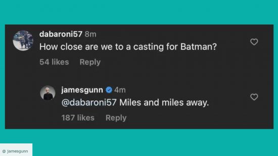 James Gunn Batman Tweet
