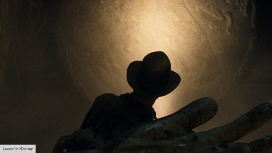 what is the dial of destiny: harrison ford cave shadow
