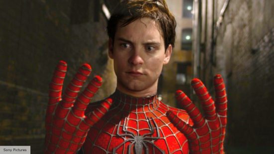 TObey Maguire as Peter Parker in Spider-Man 2 (2004)