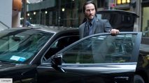 keanu reeves as john wick with a car