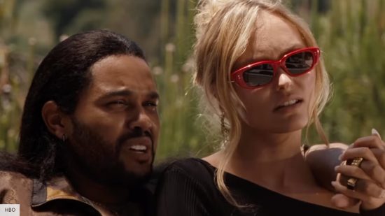 lily rose depp and the weeknd in the idol