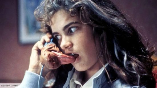 Nightmare on Elm Street tongue phone scene