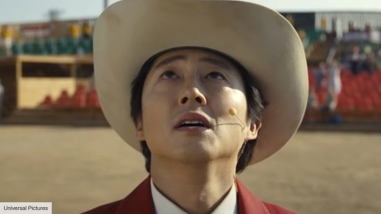 Best horror movies on Amazon Prime: Steven Yeun in Nope