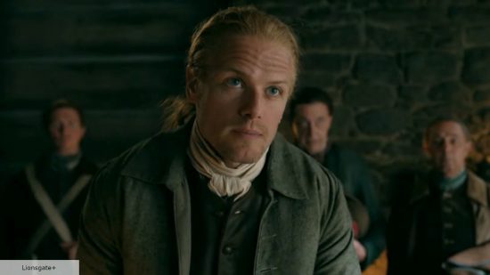 Sam Heughan as Jamie Fraser in Outlander season 7 episode 5