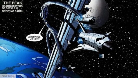 SWORD Space Station in the comics 