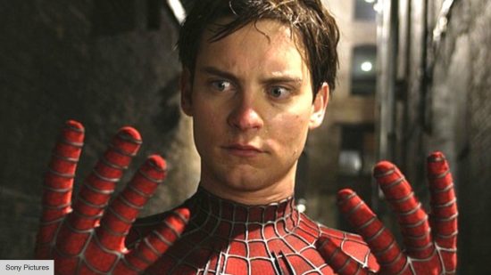 Tobey Maguire as Peter Parker in Spider-Man