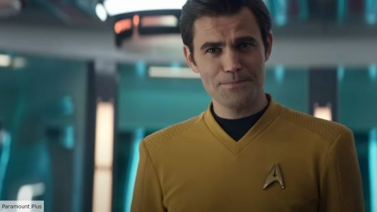 Paul Wesley as Kirk in Strange New Worlds season 2 - Star Trek Strange New Worlds season 2 review
