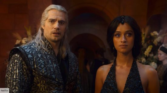 The Witcher season 3 Geralt and Yennefer not talking. Henry Cavill and Anya Chalotra in The Witcher