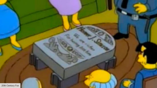 The Simpsons: Homer grave 