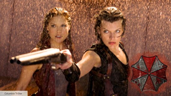 Milla Jovovich as Alice and Ali Larter as Claire Redfield in Resident Evil: Afterlife