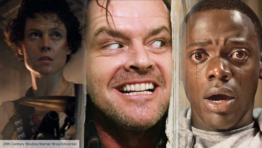 Best horror movies; Alien, The Shining, and Get Out