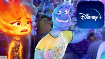 Elemental Disney Plus: the fire and water element on a date in Pixar's movie Elemental