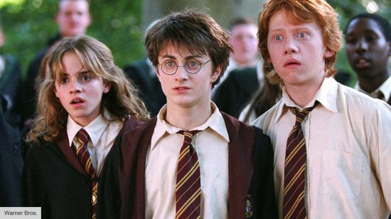 Harry Potter e a data de liberação amaldiçoada - Hermione, Harry e Ron