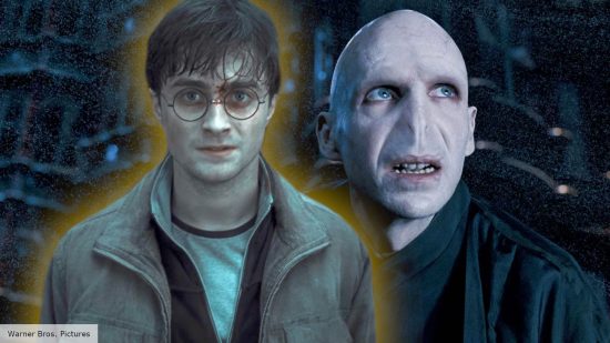How did Harry Potter become a Horcrux in the movies?