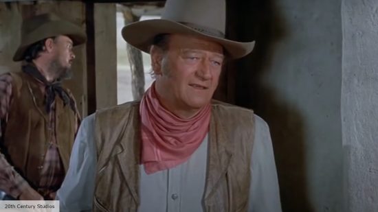 John Wayne in Western movie The Undefeated
