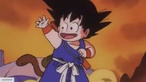 kid goku in dragon ball anime