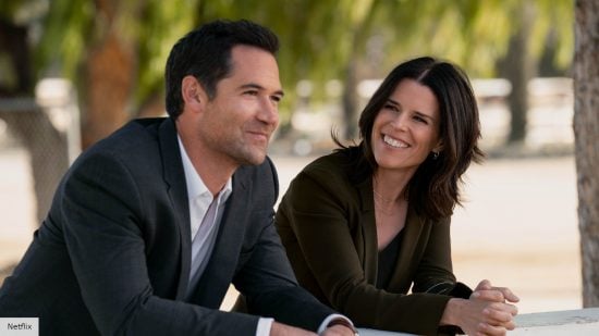 The Lincoln Lawyer season 2 release date: Manuel Garcia-Rulfo as Mickey and Neve Campbell as Maggie