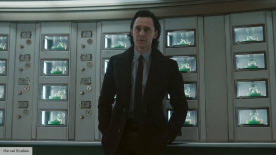 Loki season 2 release date: Loki leans against a computer