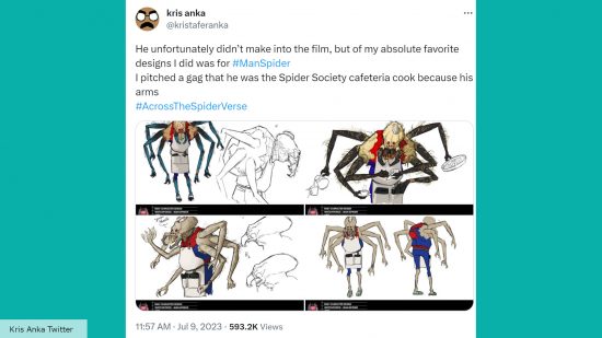 Man-Spider Tweet