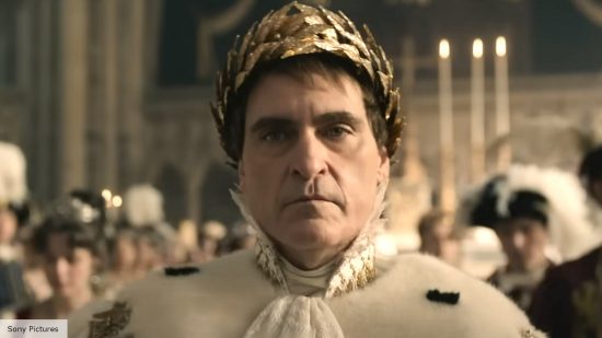 Joaquin Phoenix as Napoleon in Ridley Scott's new movie