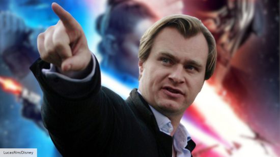Christopher Nolan directing Tenet