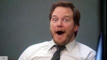 Chris Pratt as Andy in Parks and Rec