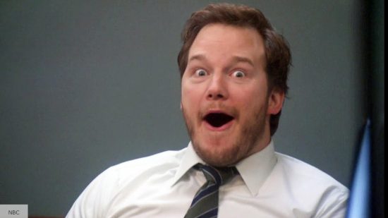 Chris Pratt as Andy in Parks and Rec