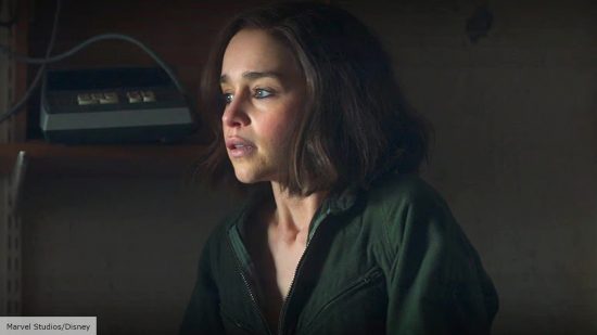 Emilia Clarke as G'iah in Secret Invasion episode 3