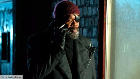 Samuel L. Jackson as Nick Fury in Secret Invasion episode 6