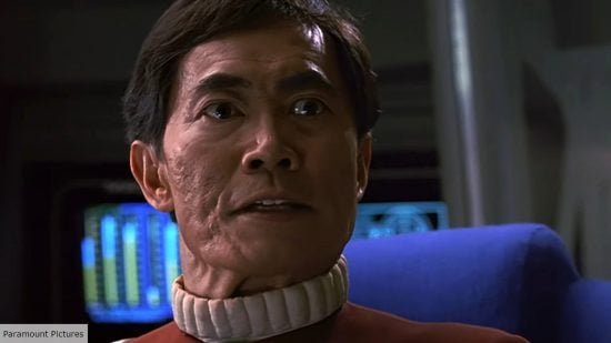 Star Trek captains George Takei as Hikaru Sulu