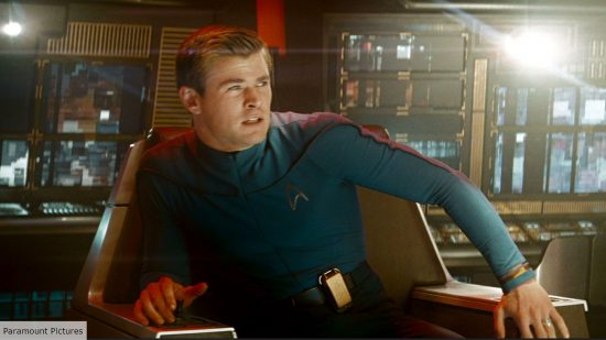 Star Trek movies in order Chris Hemsworth as George Kirk 2009