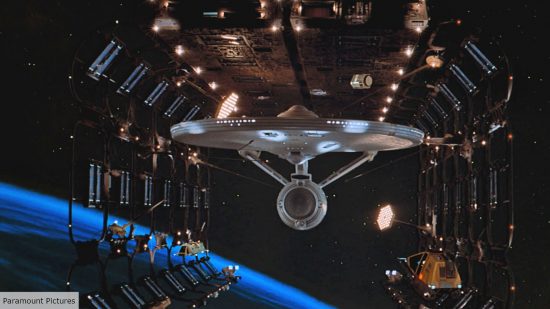 Star Trek movies in order - Enterprise in dry dock in the Motion Picture