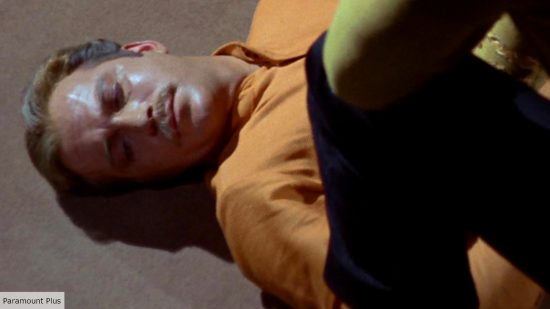 William Shatner as dead Sam Kirk in Star Trek TOS