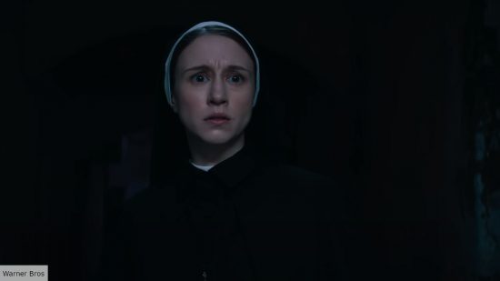 A scared nun in The Nun 2 trailer
