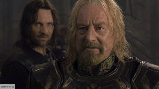 Bernard Hill as King Theoden in Lord of the Rings