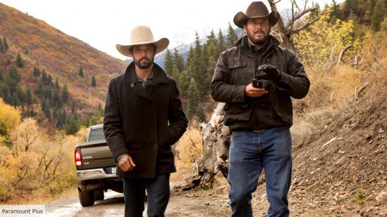 Ryan Bingham as Walker and Cole Hauser as Rip in Yellowstone