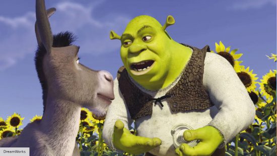 Best 2000s movies: Shrek and Donkey argue