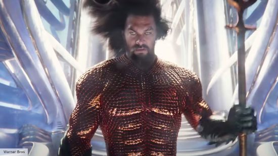 Best DC characters - Jason Momoa as Aquaman in the 2018 movie 