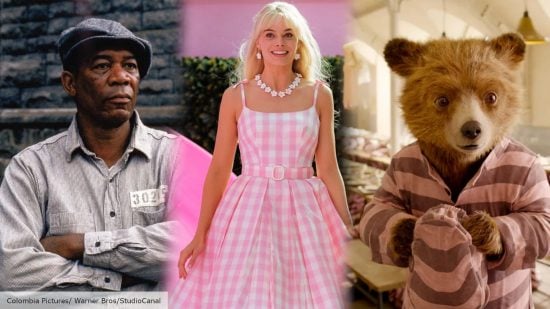 Best movies: Shawshank Redemption, Barbie, Paddington