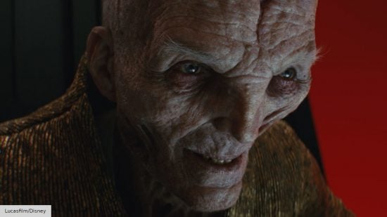 Best Star Wars villains: Andy Serkis as Supreme Leader Snoke