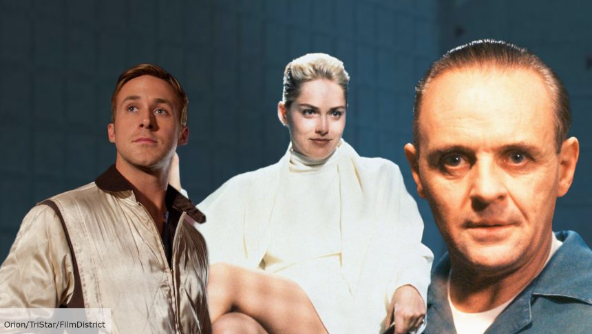 Best thriller movies: Ryan Gosling, Sharon Stone, and Anthony Hopkins