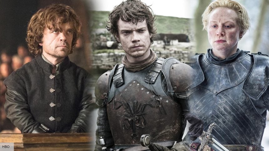 Game of Thrones characters: Tyrion, Theon, Brienne