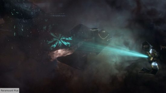 Gorn destroyer ship in Strange New Worlds
