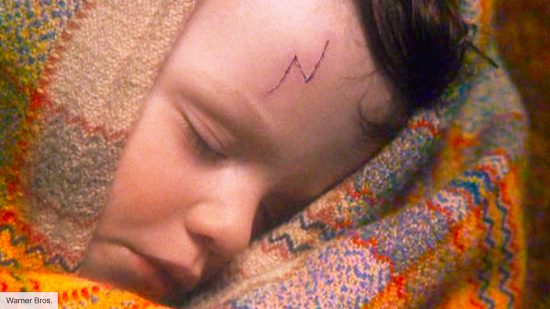 harry potter and the sorcerers stone baby harry scar
