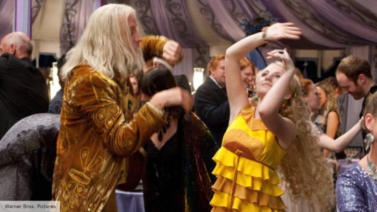 Harry Potter - Luna Lovegood and her father dance at the Weasley wedding