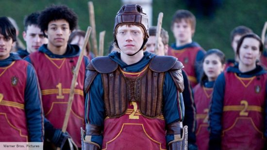 Harry Potter - Ron Weasley takes to the Quidditch pitch