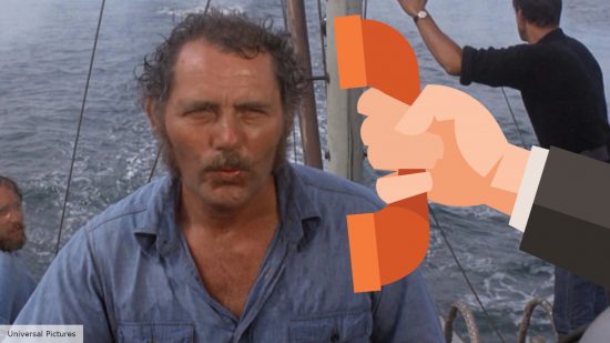 Jaws best scene written over the phone