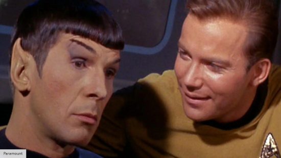 William Shatner as Kirk and Leonard Nimoy as Spock