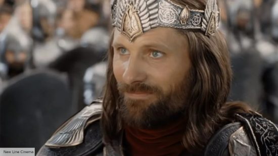 Aragorn explained: Aragorn being crowned King of Gondor at the end of The Return of the King 